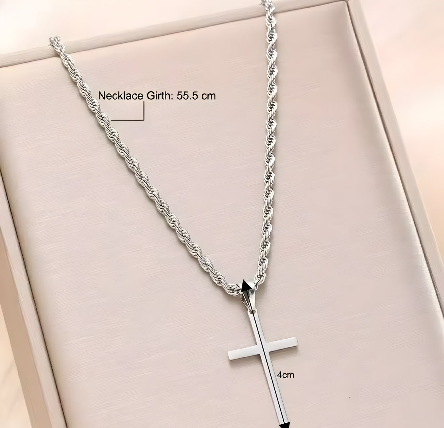 Men's cross necklace