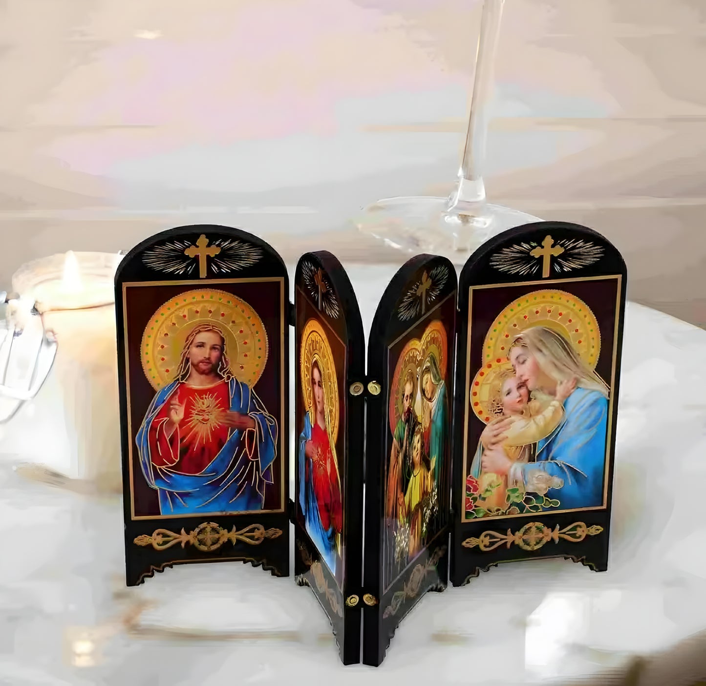 Jesus Christ and Virgin Mary icon