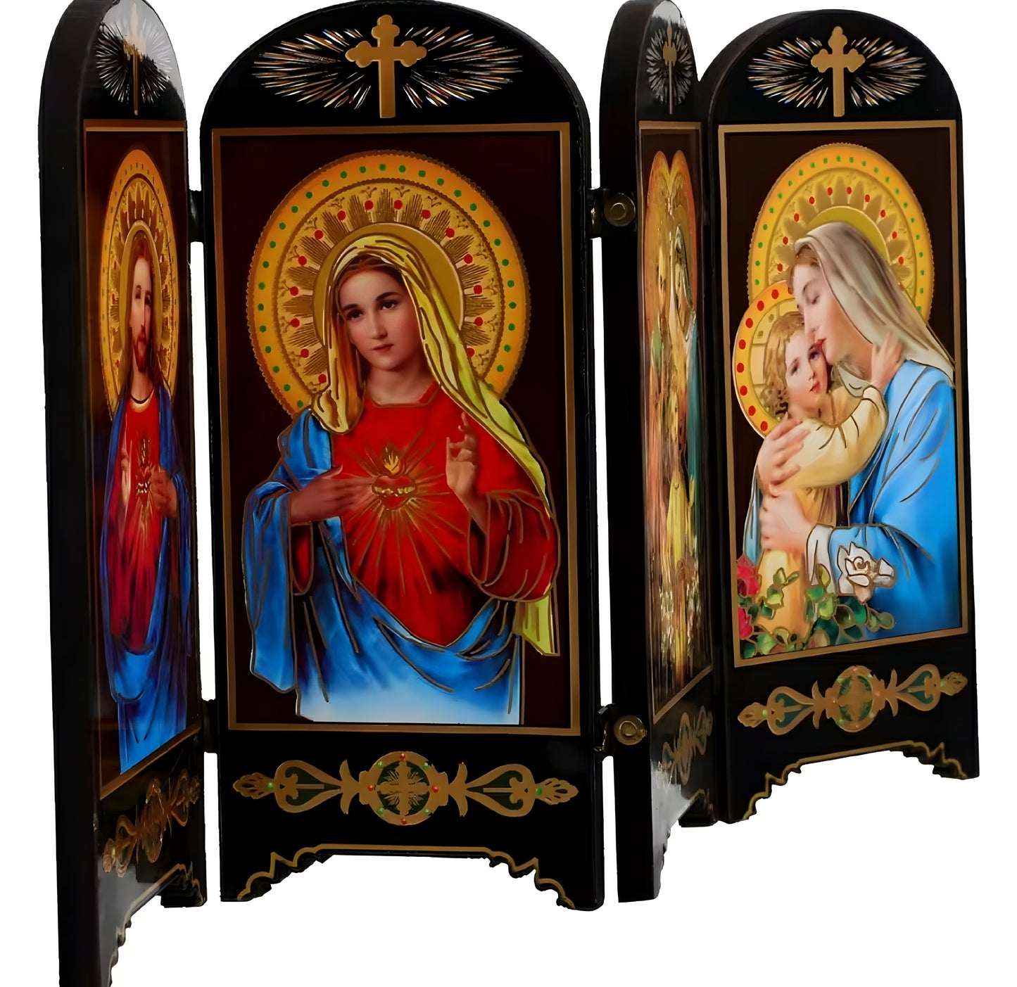 Jesus Christ and Virgin Mary icon